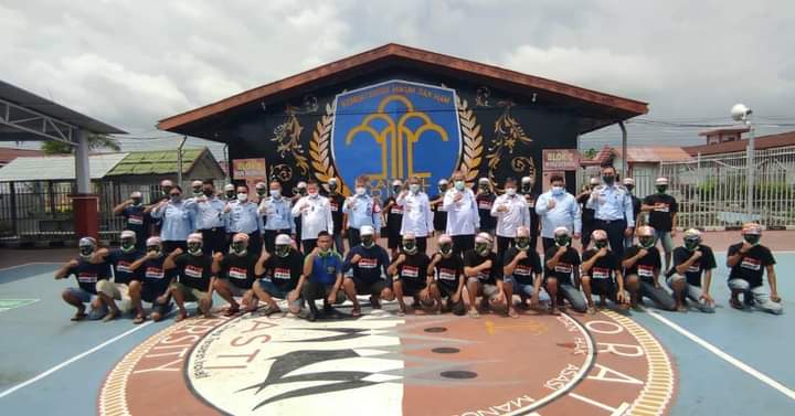 KAKANIM TEMBILAHAN IKUTI PENGUATAN MITRA KERJA  STRATEGIS BERSAMA IRJEN KEMENKUMHAM RI